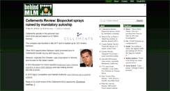 Desktop Screenshot of behindmlm.com