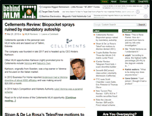 Tablet Screenshot of behindmlm.com